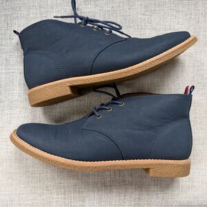 Tommy Hilfiger TWBENAY-SS Blue Ankle Chukka Boots Size 9.5M